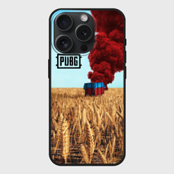 Чехол силиконовый для Apple iPhone 15 Pro Мax матовый PUBG 8