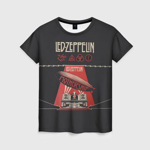 Женская футболка 3D Led Zeppelin, цвет 3D печать