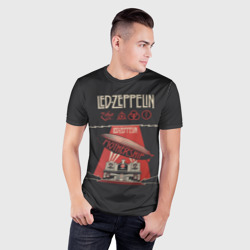Мужская футболка 3D Slim Led Zeppelin - фото 2