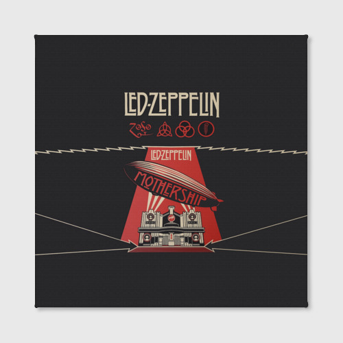 Холст квадратный Led Zeppelin, цвет 3D печать - фото 2