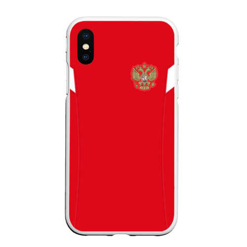 Чехол для iPhone XS Max матовый Россия чемпионат мира 2018