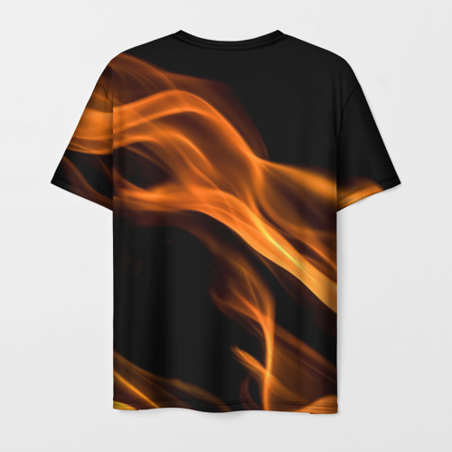 Мужская футболка 3D Огонь, цвет 3D печать - фото 2