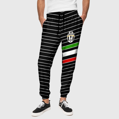 Мужские брюки 3D Juventus 2018 Италия, цвет 3D печать - фото 4