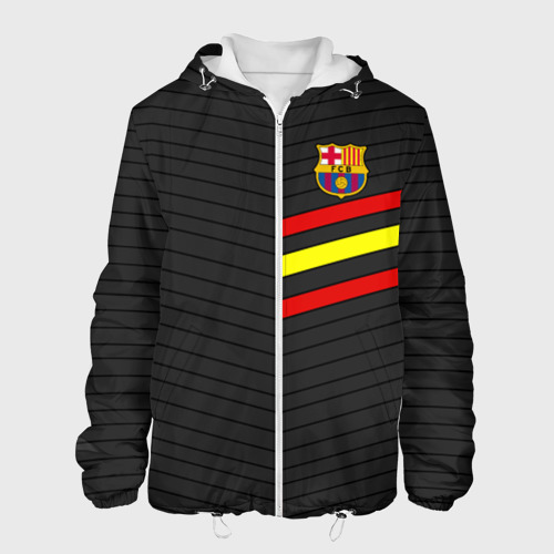Мужская куртка 3D FC Barca 2018 Испания, цвет 3D печать