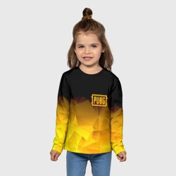 Детский лонгслив 3D PUBG abstract абстракция - фото 2