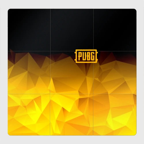 Магнитный плакат 3Х3 PUBG abstract абстракция