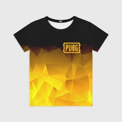 Детская футболка 3D PUBG abstract абстракция