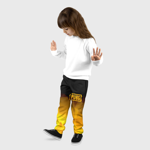 Детские брюки 3D PUBG abstract абстракция, цвет 3D печать - фото 3