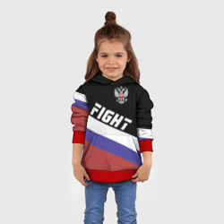 Детская толстовка 3D Fight Russia герб и флаг - фото 2