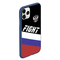Чехол для iPhone 11 Pro Max матовый Fight Russia герб и флаг - фото 2