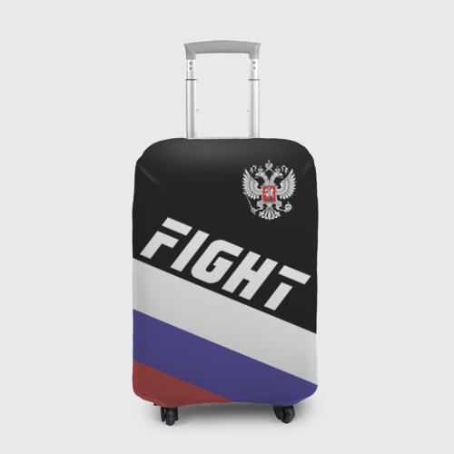 Чехол для чемодана 3D Fight Russia герб и флаг, цвет 3D печать
