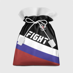 Подарочный 3D мешок Fight Russia герб и флаг