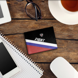 Обложка для студенческого билета Fight Russia герб и флаг - фото 2