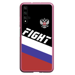 Чехол для Honor 20 Fight Russia герб и флаг