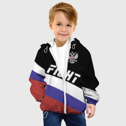 Детская куртка 3D Fight Russia герб и флаг - фото 2