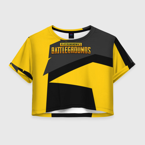Женская футболка Crop-top 3D PUBG Cybersport 2 Фото 01 Женская футболка Crop-top 3D PUBG Cybersport 2 Фото 01