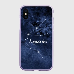 Чехол для iPhone XS Max матовый Водолей Aquarius