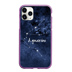 Чехол для iPhone 11 Pro Max матовый Водолей Aquarius