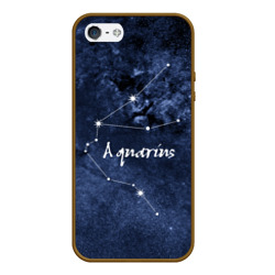 Чехол для iPhone 5/5S матовый Водолей Aquarius