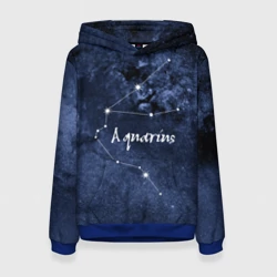 Женская толстовка 3D Водолей Aquarius