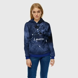 Женская толстовка 3D Водолей Aquarius - фото 2