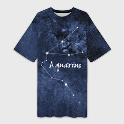Платье-футболка 3D Водолей (Aquarius)