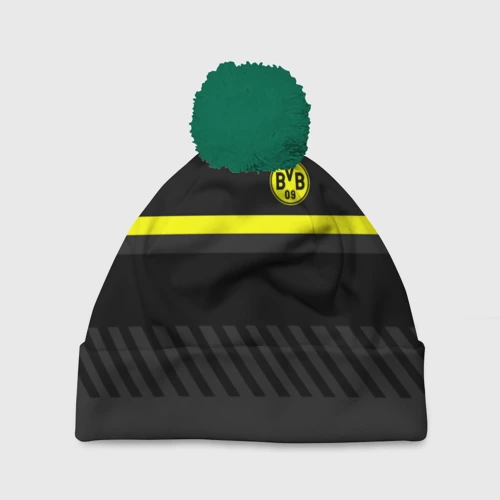 Шапка 3D c помпоном Borussia Боруссия