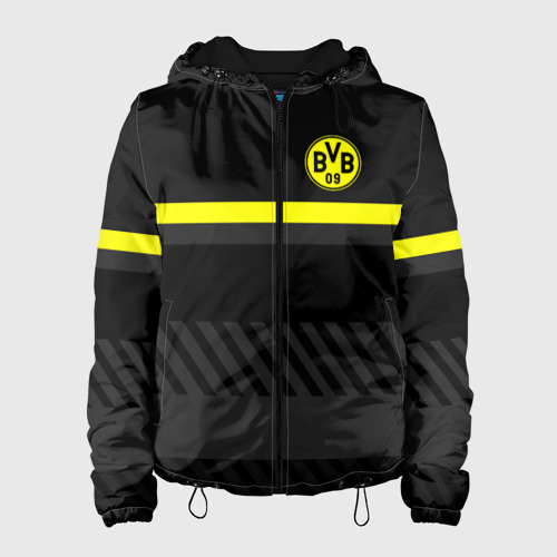 Женская куртка 3D Borussia Боруссия, цвет черный