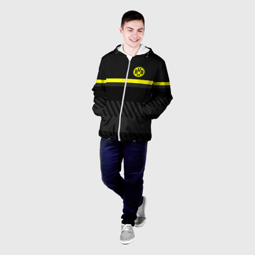 Мужская куртка 3D Borussia Боруссия, цвет 3D печать - фото 3