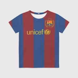 Детская футболка 3D Рональдиньо ретро