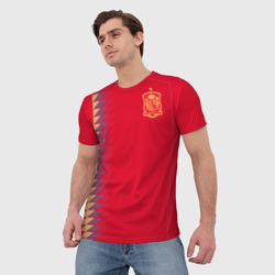 Мужская футболка 3D Испания ЧМ 2018 - фото 2
