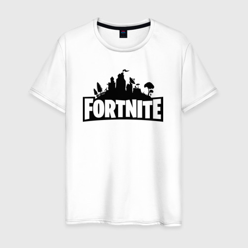 Мужская футболка хлопок Fortnite, цвет белый