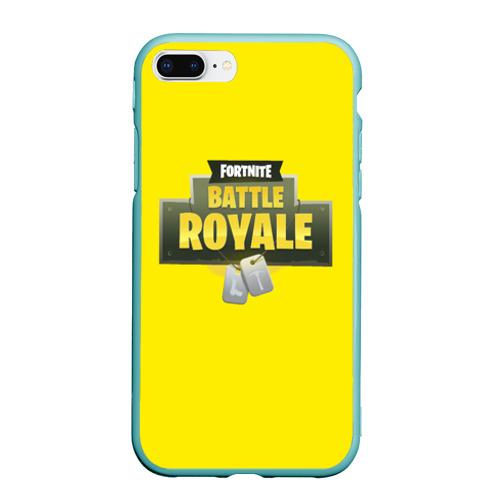 Чехол для iPhone 7Plus/8 Plus матовый Battle Royale, цвет мятный