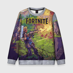 Детский свитшот 3D Fortnite Королевская битва