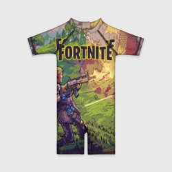 Детский купальный костюм 3D Fortnite Королевская битва