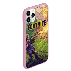 Чехол для iPhone 11 Pro Max матовый Fortnite Королевская битва - фото 2