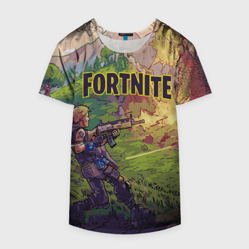 Накидка на куртку 3D Fortnite Королевская битва, цвет 3D печать - фото 4