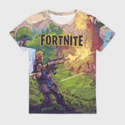 Женская футболка 3D Fortnite Королевская битва