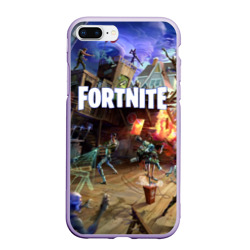 Чехол для iPhone 7Plus/8 Plus матовый Fortnite massacre