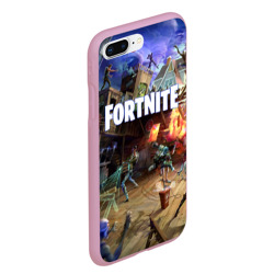 Чехол для iPhone 7Plus/8 Plus матовый Fortnite massacre - фото 2