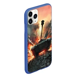Чехол для iPhone 11 Pro Max матовый Танк летит - фото 2