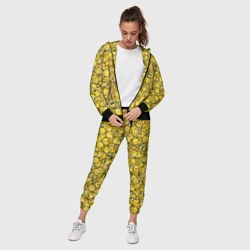 Женский костюм 3D Веселые смайлики - много ликий паттерн - фото 2