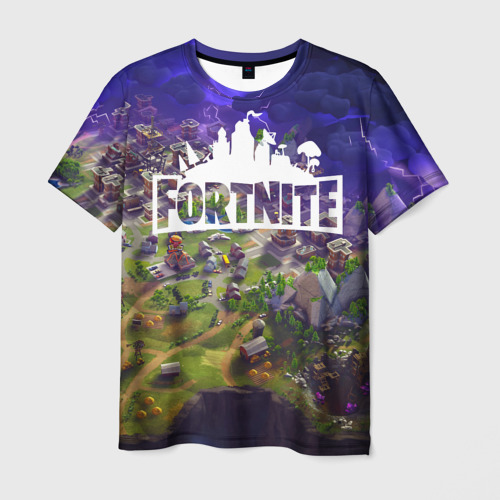 Мужская футболка 3D Fortnite Фото 01 Мужская футболка 3D Fortnite Фото 01