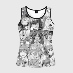 Женская майка 3D Японская ахегао анимация компиляция