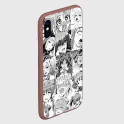 Чехол для iPhone XS Max матовый Японская ахегао анимация компиляция - фото 2