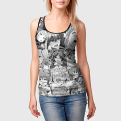 Женская майка 3D Японская ахегао анимация компиляция - фото 2