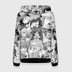 Женская толстовка 3D Японская ахегао анимация компиляция