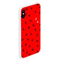 Чехол для iPhone XS Max матовый Ласточки Twenty One Pilots - фото 2