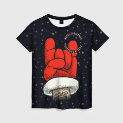 Metal Christmas - Heavy New Year – Женская футболка 3D с принтом купить со скидкой в -26%