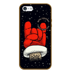 Metal Christmas - Heavy New Year – Чехол для iPhone 5/5S матовый с принтом купить